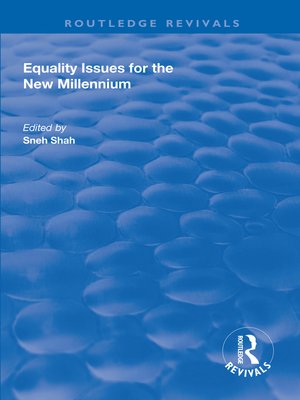 cover image of Equality Issues for the New Millennium